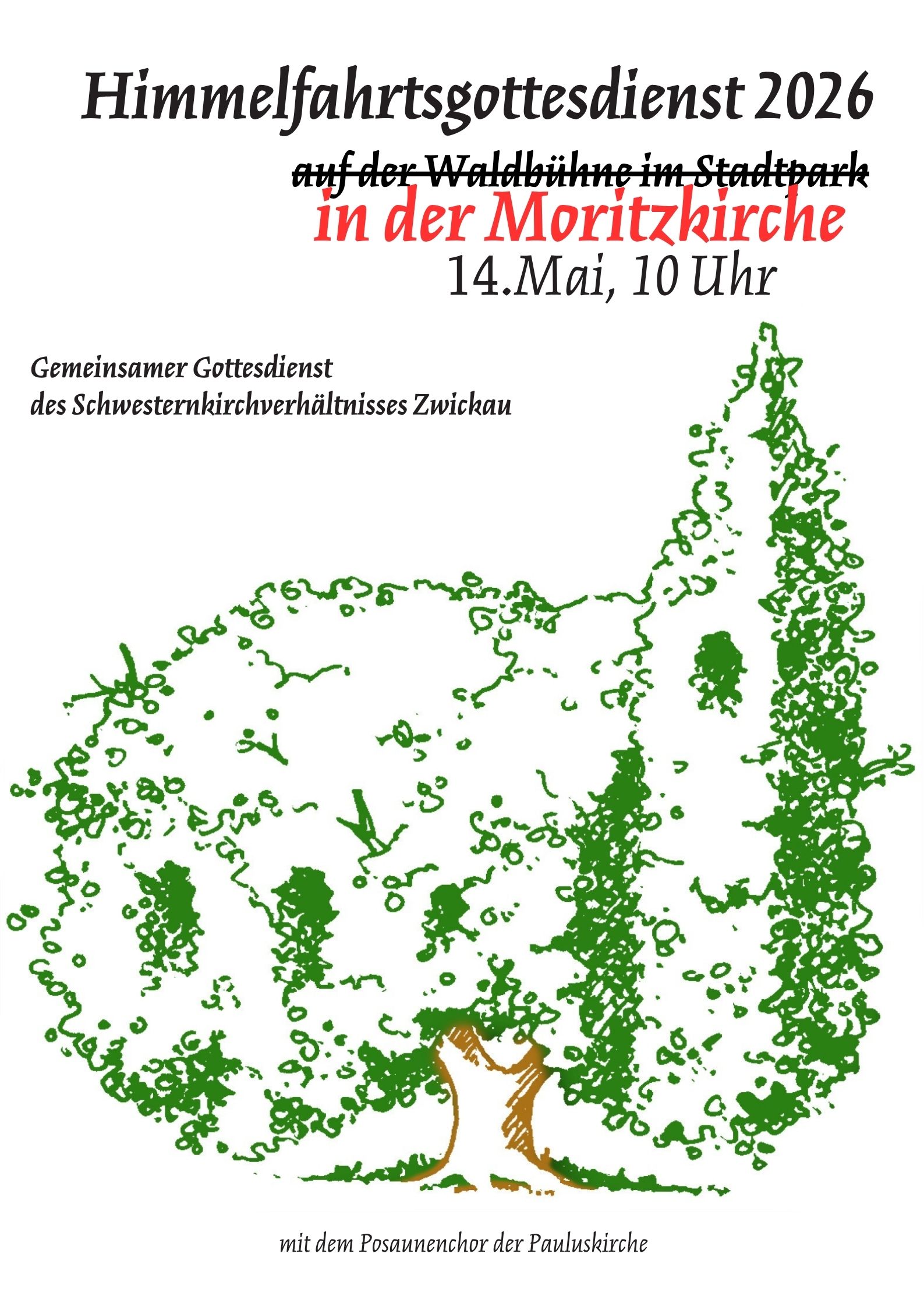 Änderung Ort Himmelfahrts 1