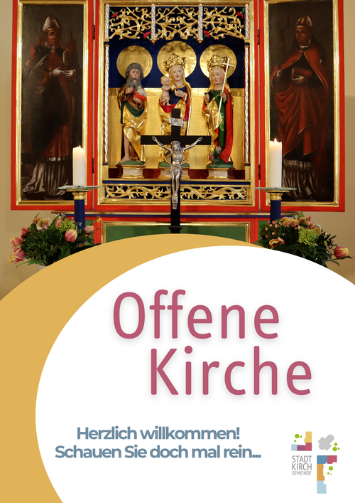 Plakat Herzlich willkommen